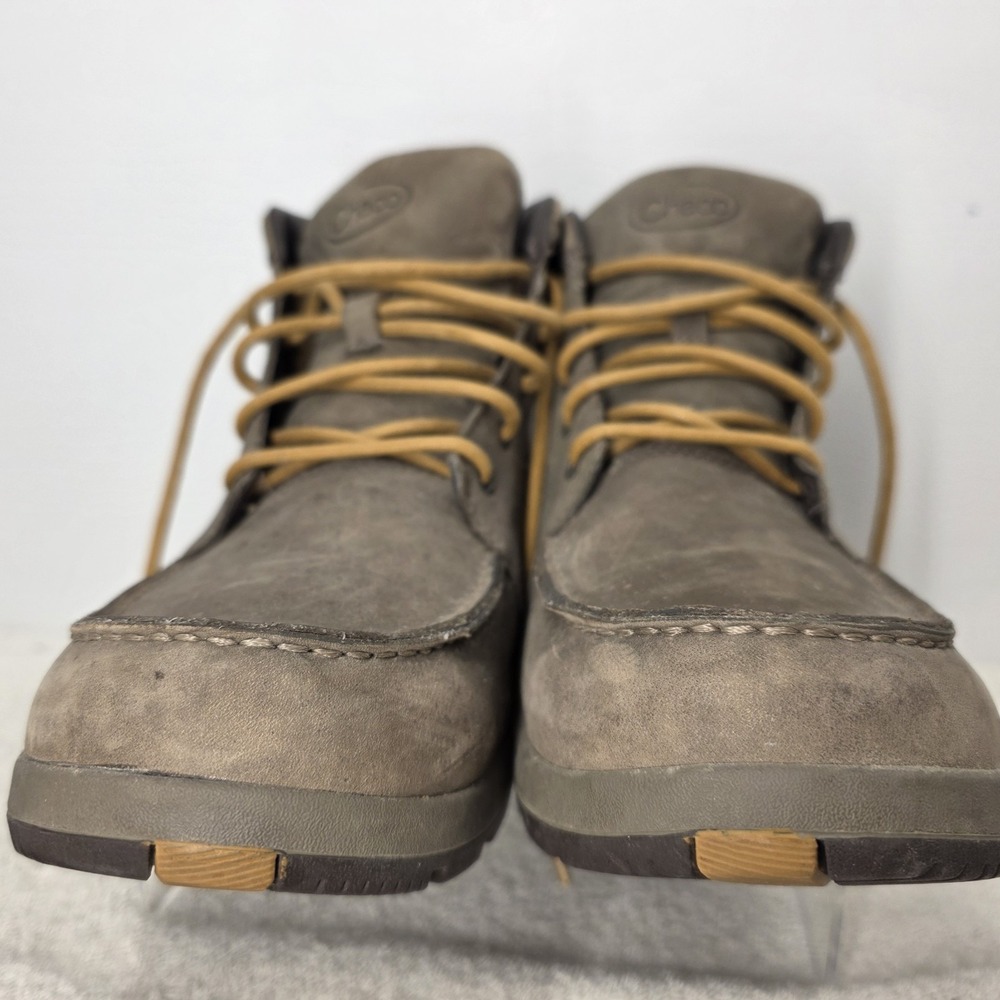 Chaco Brio Moc Toe Men's Size 11.5 Casual Lace-Up Leather Boots Brown J150179 - Picture 5 of 16